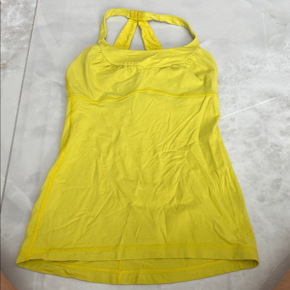 lululemon athletica Yellow Halter Top
